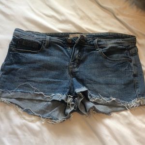 Denim jean shorts